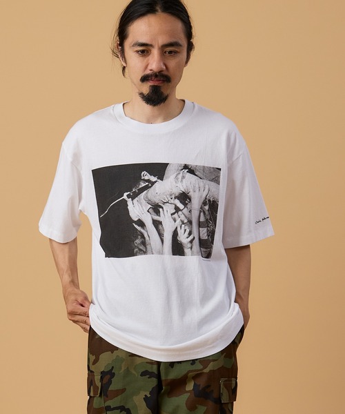 PRINTABLE TUBE TEE / CHARLES PETERSON - “CROWD SURF” /プリンタブル