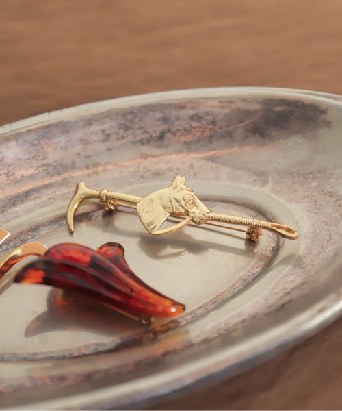 rapiecage（ラピエサージュ）の「ホースブローチ（ブローチ/コサージュ・レディース・ゴールド・FREE）」の12枚目の写真