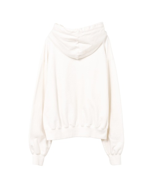 セール】Cat Printed Embellished Distressed Hoodie（スウェット