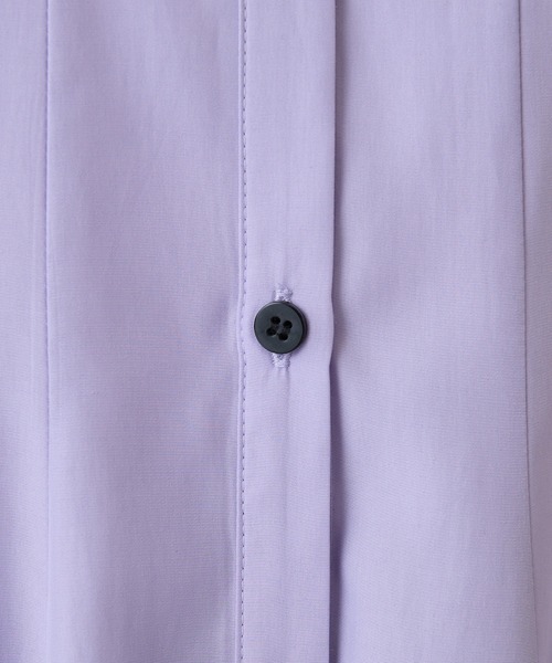 COLLAGE GALLARDAGALANTE（コラージュガリャルダガランテ）の「フィブリルフレアーブラウス（シャツ/ブラウス・レディース・ダークブラウン/パープル・FREE）」の15枚目の写真