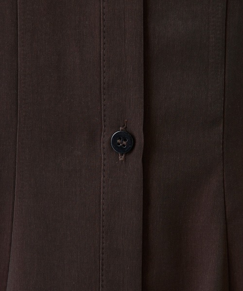 COLLAGE GALLARDAGALANTE（コラージュガリャルダガランテ）の「フィブリルフレアーブラウス（シャツ/ブラウス・レディース・ダークブラウン/パープル・FREE）」の17枚目の写真