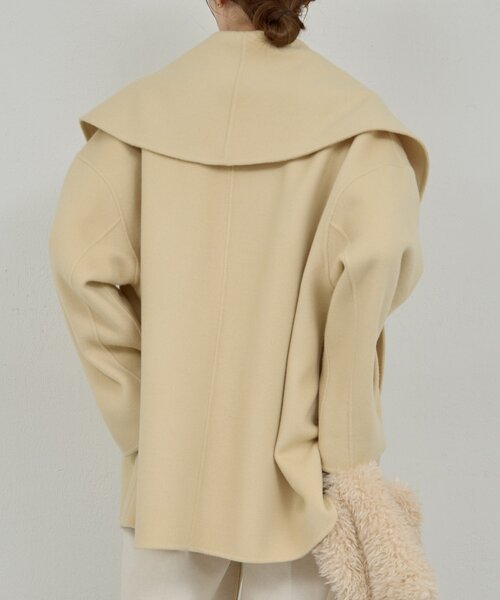 GALLARDAGALANTE（ガリャルダガランテ）の「リバーショールコート（その他アウター・レディース・ライトグレー/キャメル/イエロー・FREE）」の20枚目の写真