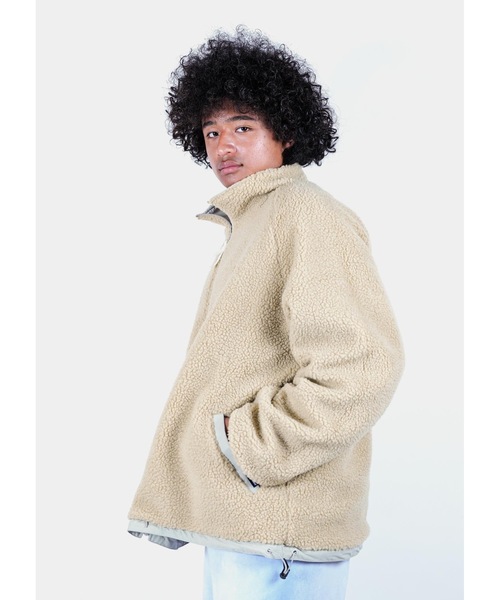 APPLEBUM(アップルバム)の「Reversible Boa Jacket(ブルゾン・メンズ・ベージュ系その他/ブラック・X-LARGE/LARGE/MEDIUM)」の6枚目の写真