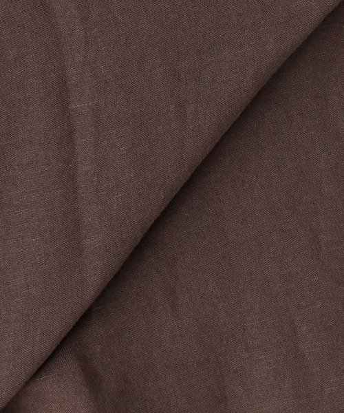 B.C STOCK（ベーセーストック）の「《追加6》手洗い可 / リネンレーヨンスリーブレスワンピース（ワンピース・レディース・ブラウン/レッド/ブラック/サックスブルー/コバルトブルー・SMALL/MEDIUM）」の22枚目の写真