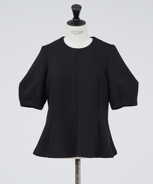 DESIGNWORKS（デザインワークス）の「フォルムプルオーバー（Tシャツ/カットソー・レディース・ブラック/アイボリー・38）」の10枚目の写真