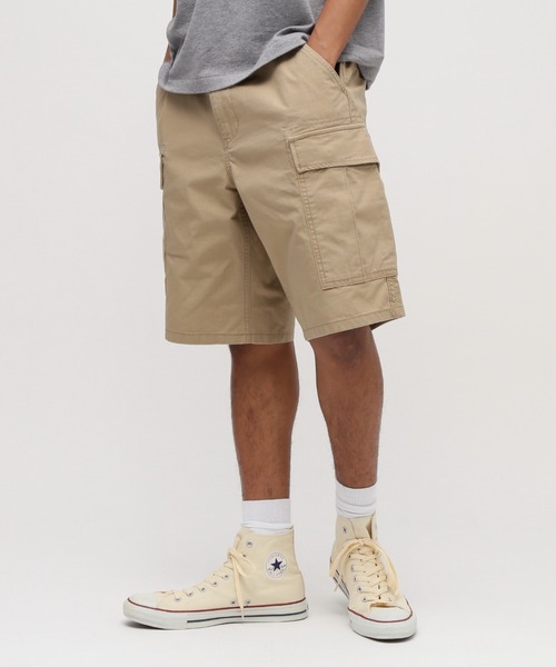 AVIREX（アヴィレックス）の「COTTON RIPSTOP FATIGUE SHORT / コットン リップストップ ファティーグ ショーツ / AVIREX / アヴィレックス（カーゴパンツ・メンズ・オリーブ系/ブラック/カーキ/その他2・M/XL/L/2XL）」の2枚目の写真