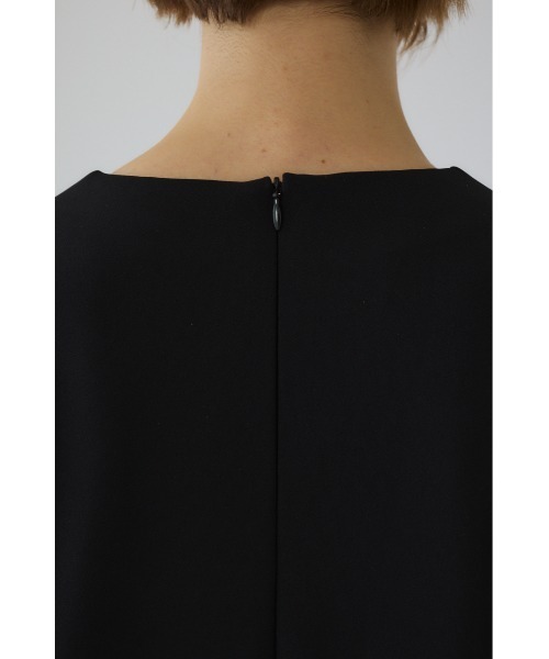 Drape sleeve cut dress ドレープスリーブカットドレス（ワンピース