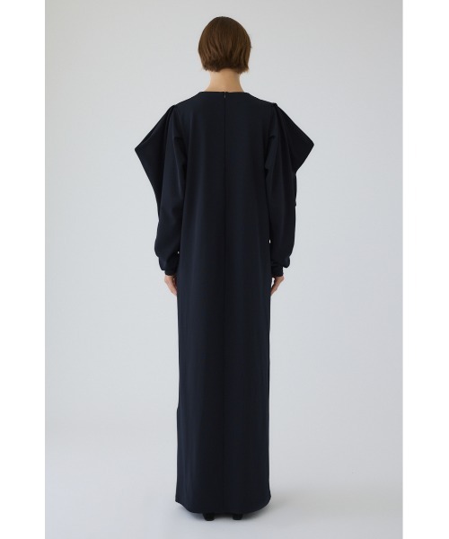 RIM.ARK（リムアーク）の「Drape sleeve cut dress ドレープスリーブ