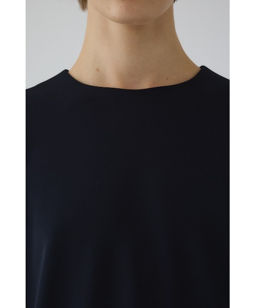 RIM.ARK(リムアーク)の「Drape sleeve cut dress ドレープスリーブカットドレス(ワンピース・レディース・ダークネイビー/ブラウン/ブラック・38/36/34)」の17枚目の写真