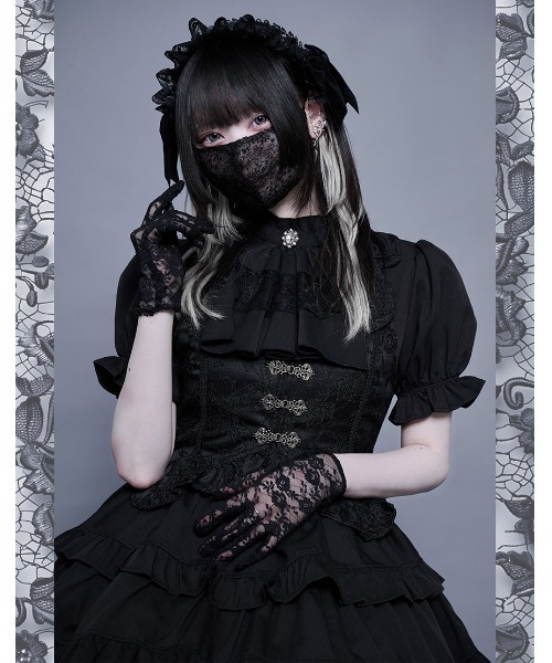 イルイルイル クラロリ地雷ちゃんの微睡ドールワンピ ブラック ililil/イルイルイル』【クラロリ地雷ちゃんの微睡ドールワンピ