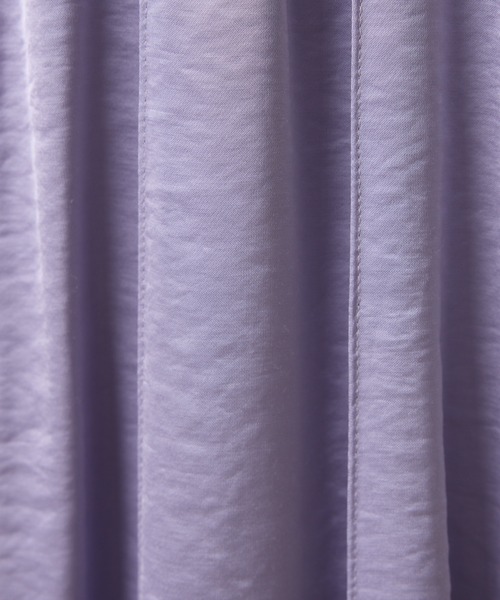 COLLAGE GALLARDAGALANTE（コラージュガリャルダガランテ）の「シルキーサテンフレアスカート（スカート・レディース・グレー/パープル・FREE）」の15枚目の写真