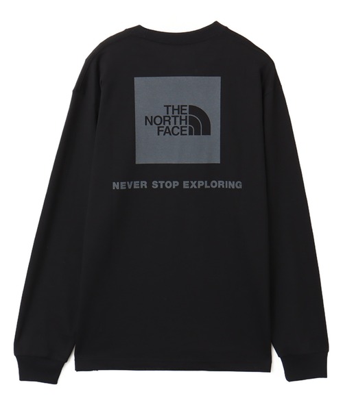 THE NORTH FACE(ザノースフェイス)の「THE NORTH FACE L/S Back Square Logo Tee / ザ・ノース・フェイス ロング スリーブ バック スクエア ロゴ ティー(Tシャツ/カットソー・メンズ・グレー/ブラック/ホワイト・S/M/L/XL/XXL)」の1枚目の写真
