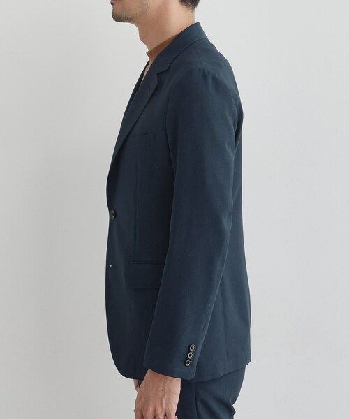 TAKEO KIKUCHI（タケオキクチ）の「【COOL CITY WEAR】アーバンクール ジャケット /接触冷感・吸水速乾（テーラードジャケット・メンズ・ダークブラウン/サンドベージュ/ネイビー・02/03/04）」の6枚目の写真