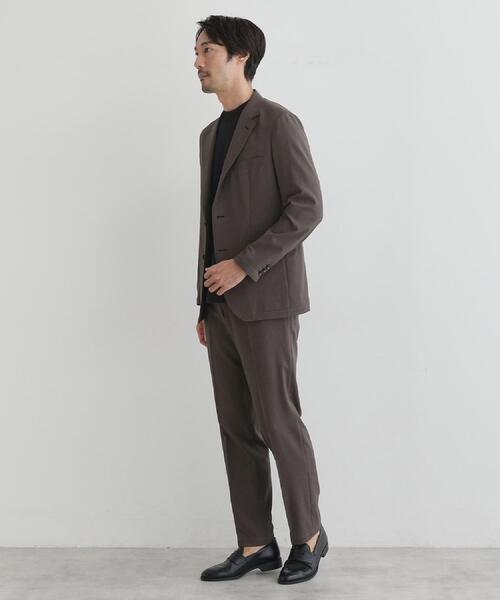 TAKEO KIKUCHI（タケオキクチ）の「【COOL CITY WEAR】アーバンクール ジャケット /接触冷感・吸水速乾（テーラードジャケット・メンズ・ダークブラウン/サンドベージュ/ネイビー・02/03/04）」の22枚目の写真