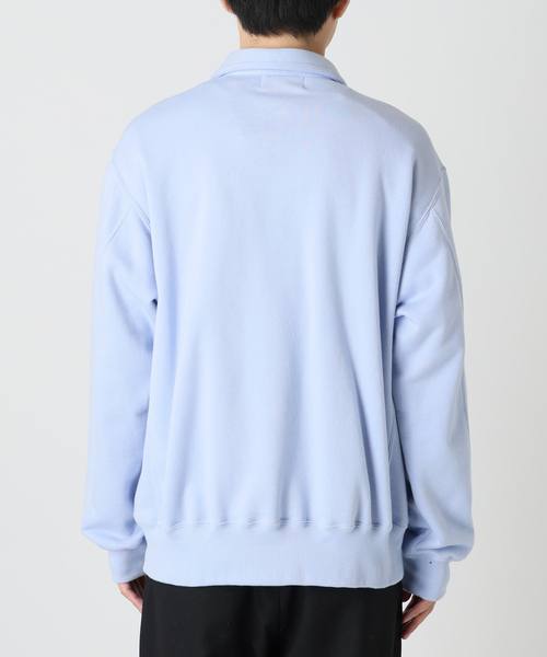 FOLL/フォル】superfine cotton sweat halfzip（スウェット