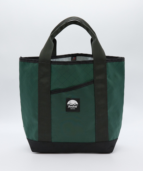 Flowfold(フローフォールド)の「【Flowfold/フローフォールド】PORTER TOTE/ポータートートバッグ/8L(トートバッグ・メンズ・ブラック/ダークベージュ/グリーン/ホワイト・フリー)」の4枚目の写真