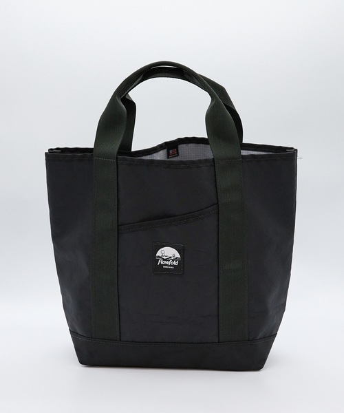 Flowfold(フローフォールド)の「【Flowfold/フローフォールド】PORTER TOTE/ポータートートバッグ/8L(トートバッグ・メンズ・ブラック/ダークベージュ/グリーン/ホワイト・フリー)」の1枚目の写真