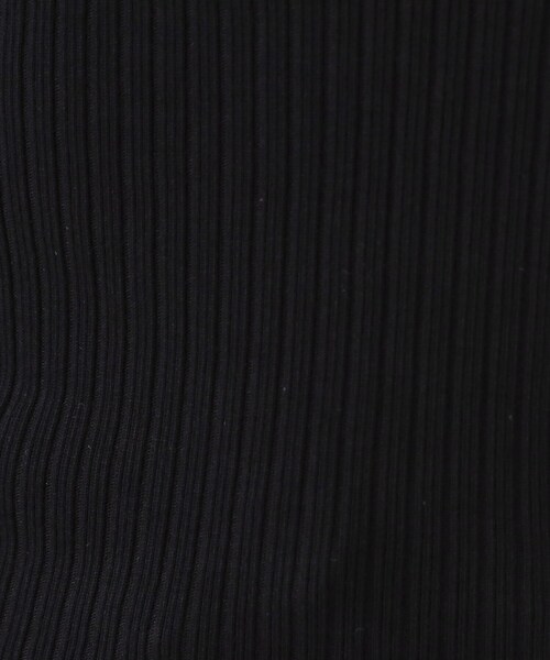 OPAQUE.CLIP(オペークドットクリップ)の「ベーシックテレコタンクトップ【洗濯機洗い可】(タンクトップ・レディース・アイボリー/ブラック/ダークブラウン・38/40)」の11枚目の写真