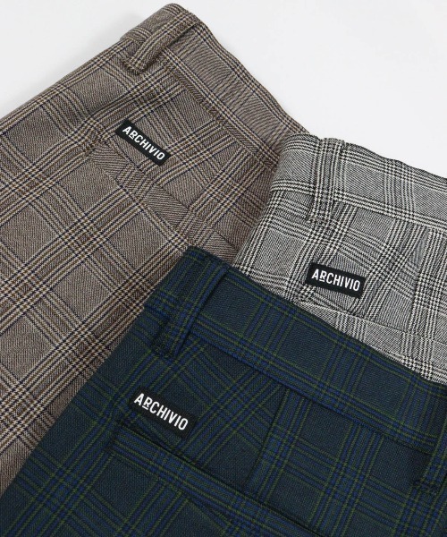 セール】<MENS>グレンチェック柄パンツ（その他パンツ）｜archivio