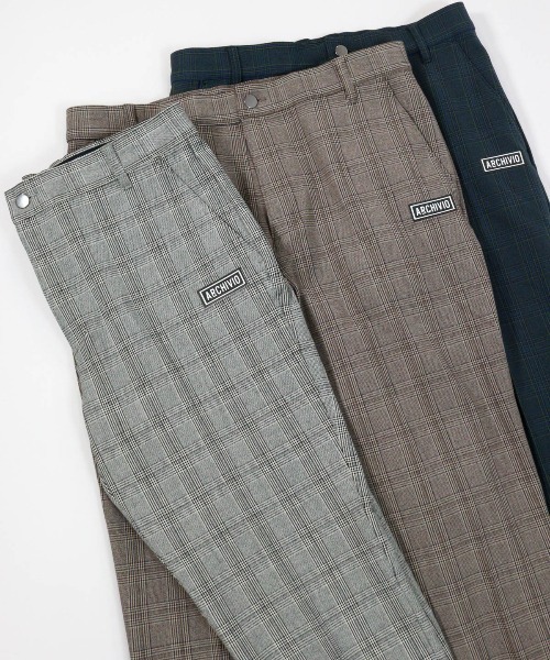 ARCHIVIO チェック柄パンツ46サイズ archivio（アルチビオ） パンツ 「MENS」グレンチェック柄パンツ