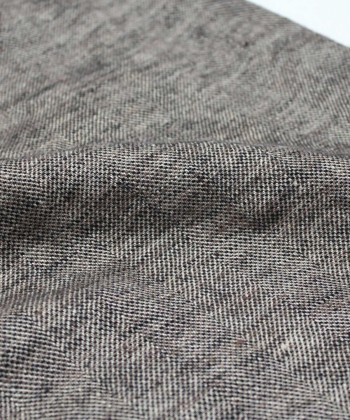 RNA-N（アールエヌエーエヌ）の「C0786 リネンオーバーコックコート（ステンカラーコート・レディース・ブラウン/チャコール/ブラック・FREE）」の9枚目の写真