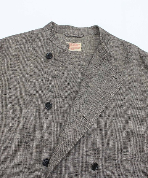 RNA-N（アールエヌエーエヌ）の「C0786 リネンオーバーコックコート（ステンカラーコート・レディース・ブラウン/チャコール/ブラック・FREE）」の11枚目の写真