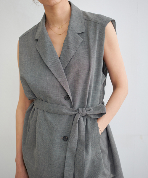 IENA（イエナ）の「シアーブラウスジャケット（ベスト）」 - WEAR