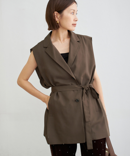 イエナ　IENA シアー　ブラウス　ジャケット IENA（イエナ）の「シアーブラウスジャケット（ベスト）」 - WEAR