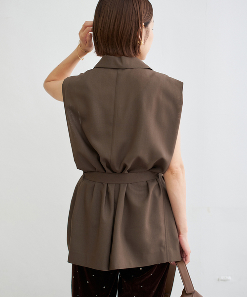 イエナ　IENA シアー　ブラウス　ジャケット IENA（イエナ）の「シアーブラウスジャケット（ベスト）」 - WEAR