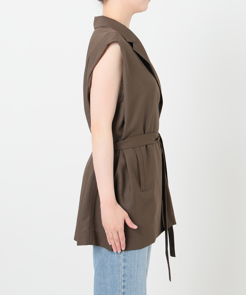 IENA（イエナ）の「シアーブラウスジャケット（ベスト）」 - WEAR