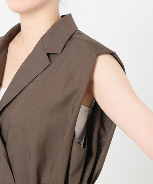 IENA（イエナ）の「シアーブラウスジャケット（ベスト）」 - WEAR