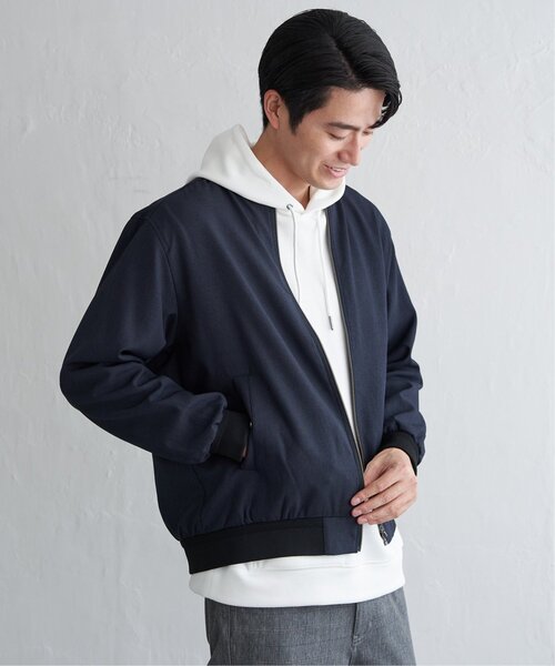 ikka(イッカ)の「撥水メランジリブブルゾン(ブルゾン・メンズ・ブラック/グレー/ネイビー・XL/L/M/S)」の16枚目の写真