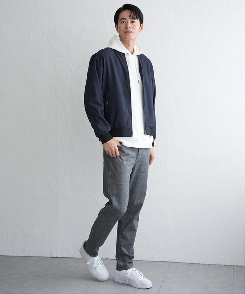 ikka(イッカ)の「撥水メランジリブブルゾン(ブルゾン・メンズ・ブラック/グレー/ネイビー・XL/L/M/S)」の17枚目の写真