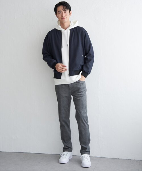 ikka(イッカ)の「撥水メランジリブブルゾン(ブルゾン・メンズ・ブラック/グレー/ネイビー・XL/L/M/S)」の18枚目の写真