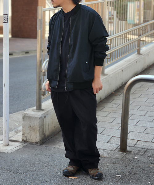 ikka(イッカ)の「撥水メランジリブブルゾン(ブルゾン・メンズ・ブラック/グレー/ネイビー・XL/L/M/S)」の11枚目の写真