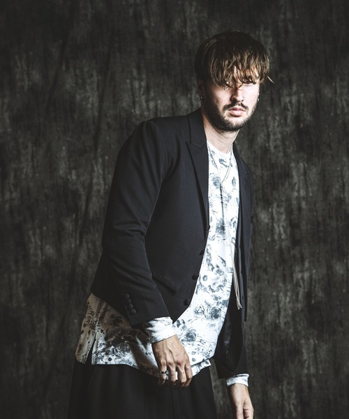 NO ID.（ノーアイディ）の「【NO ID.】Layered Short Jacket / レイヤード ショート ジャケット（テーラードジャケット・メンズ・ブラック/その他23・2/1）」の18枚目の写真