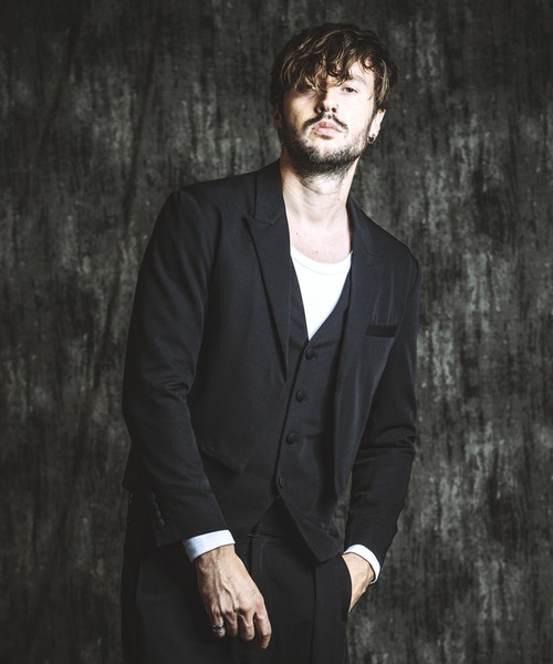 NO ID.（ノーアイディ）の「【NO ID.】Layered Short Jacket / レイヤード ショート ジャケット（テーラードジャケット・メンズ・ブラック/その他23・2/1）」の16枚目の写真