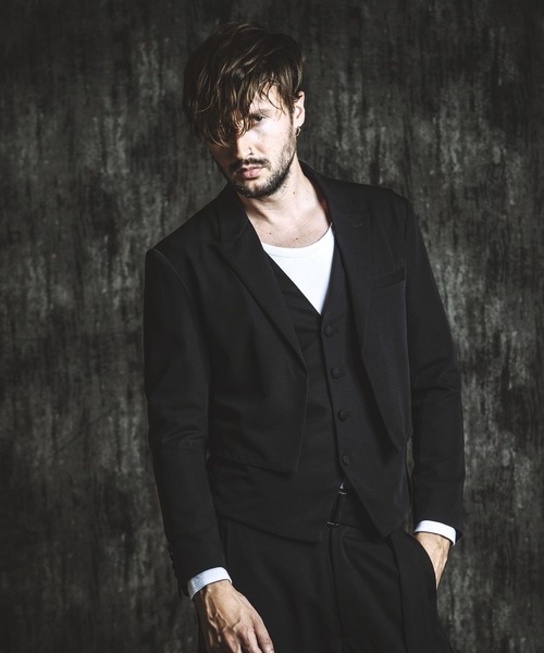 NO ID.（ノーアイディ）の「【NO ID.】Layered Short Jacket / レイヤード ショート ジャケット（テーラードジャケット・メンズ・ブラック/その他23・2/1）」の17枚目の写真