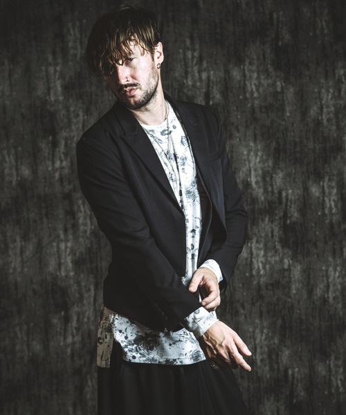 NO ID.（ノーアイディ）の「【NO ID.】Layered Short Jacket / レイヤード ショート ジャケット（テーラードジャケット・メンズ・ブラック/その他23・2/1）」の20枚目の写真