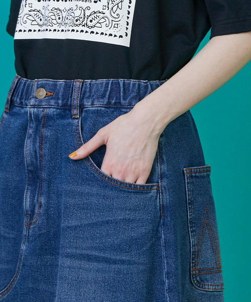 カーブデニム3 スカート（スカート）｜FRAPBOIS（フラボア）の