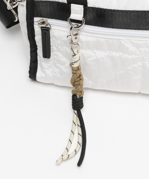 GLOBAL WORK（グローバルワーク）の「キルティングミニボストン/577375（ボストンバッグ・レディース・ブラック/シルバー/グリーン/ホワイト/グレー・ONE SIZE）」の20枚目の写真