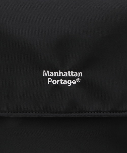 Manhattan Portage（マンハッタンポーテージ）の「CASUAL MESSENGER SLIM FLIGHT NYLON BACKING BP W/DIV MGNT（メッセンジャーバッグ・メンズ・ブラック・SMALL）」の13枚目の写真