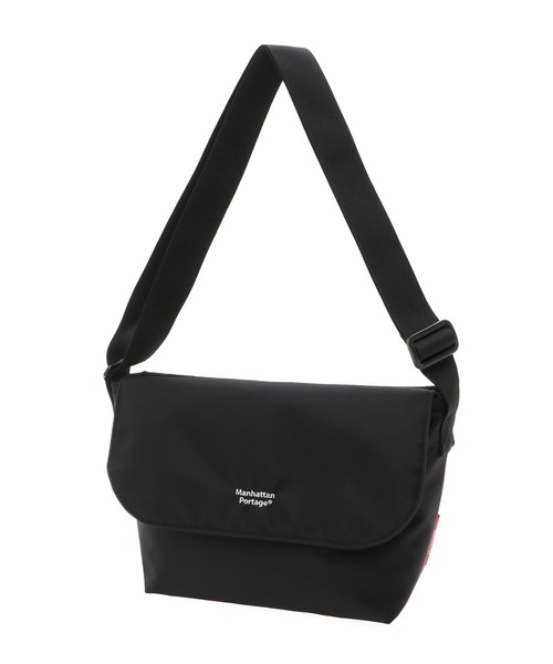 Manhattan Portage（マンハッタンポーテージ）の「CASUAL MESSENGER SLIM FLIGHT NYLON BACKING BP W/DIV MGNT（メッセンジャーバッグ・メンズ・ブラック・SMALL）」の15枚目の写真