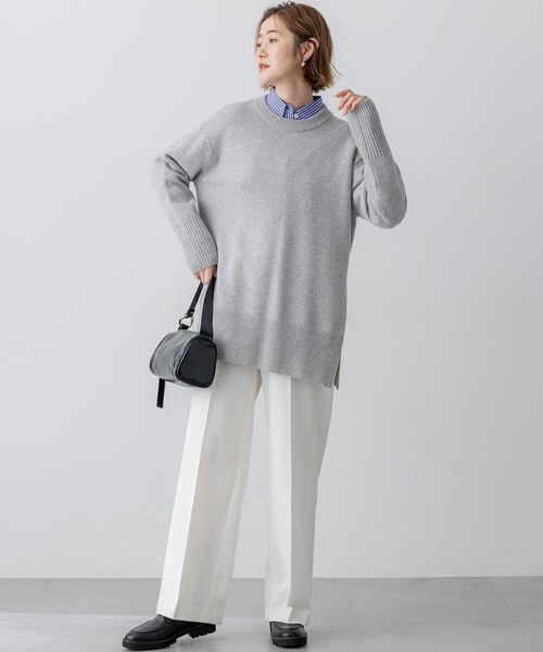 23区 L(ニジュウサンクオオキイサイズ)の「CANCLINI ベーシック シャツ(シャツ/ブラウス・レディース・ブラウン系1/ホワイト系/ブルー系1/ピンク系1・50/44/48/46)」の13枚目の写真