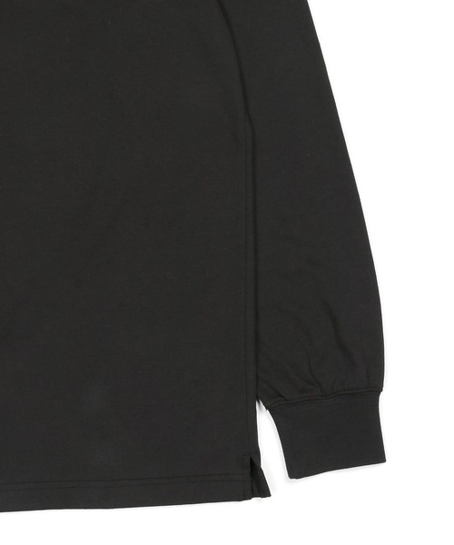 The DUFFER of ST.GEORGE（ザダファーオブセントジョージ）の「OPTIMA COOL V-NECK L/S TEE：オプティマクール Vネック ロンTEE（Tシャツ/カットソー・メンズ・チャコールグレー/ブラック/ホワイト・MEDIUM/SMALL/X-LARGE/LARGE）」の5枚目の写真