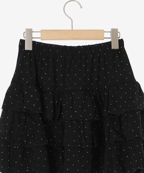 MAJESTIC LEGON（マジェスティックレゴン）の「ラインストーンティアードスカパン（スカート・レディース・ピンク/チャコールグレー/ブラック・MEDIUM）」の21枚目の写真