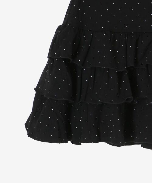 MAJESTIC LEGON（マジェスティックレゴン）の「ラインストーンティアードスカパン（スカート・レディース・ピンク/チャコールグレー/ブラック・MEDIUM）」の22枚目の写真