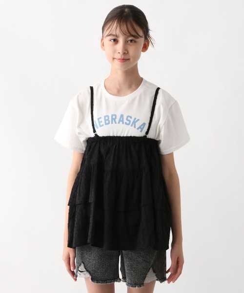 GLOBAL WORK(グローバルワーク)の「トクトク2SETビスチェ*T/587867(その他トップス・キッズ・オフホワイト/ブラック・130cm/140cm/150cm/160cm)」の20枚目の写真