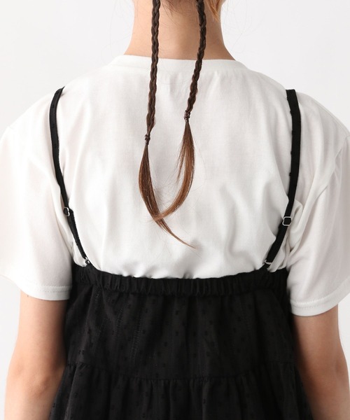 GLOBAL WORK(グローバルワーク)の「トクトク2SETビスチェ*T/587867(その他トップス・キッズ・オフホワイト/ブラック・130cm/140cm/150cm/160cm)」の17枚目の写真