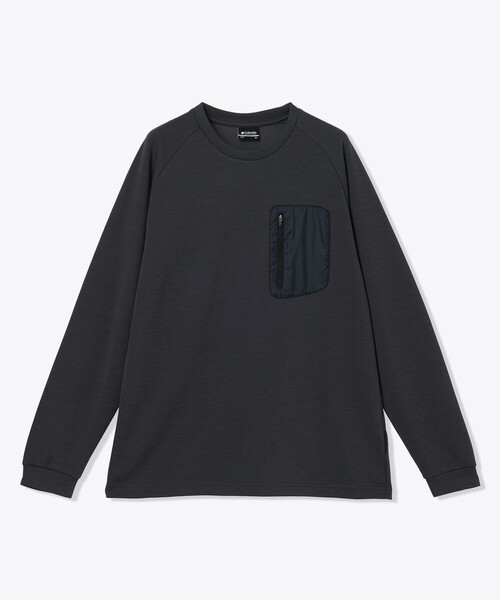 HBA ロングスリーブカットソー ブラック セール】通勤対応 COLUMBIA BLACK LABEL／メンズ ピットコーブ ロング